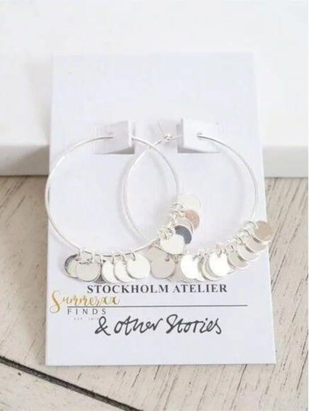 & Other Stories Mini Hoop Coin Earrings